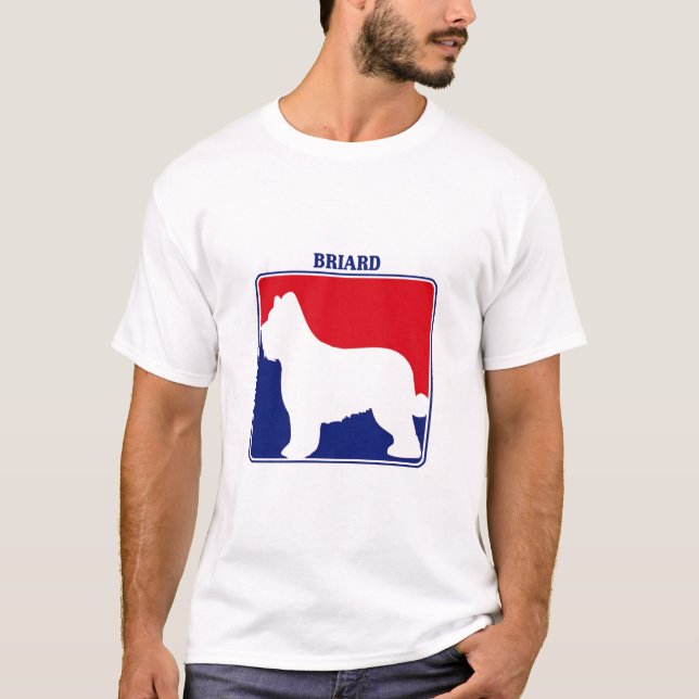 Major League Briard t-shirt (Front)