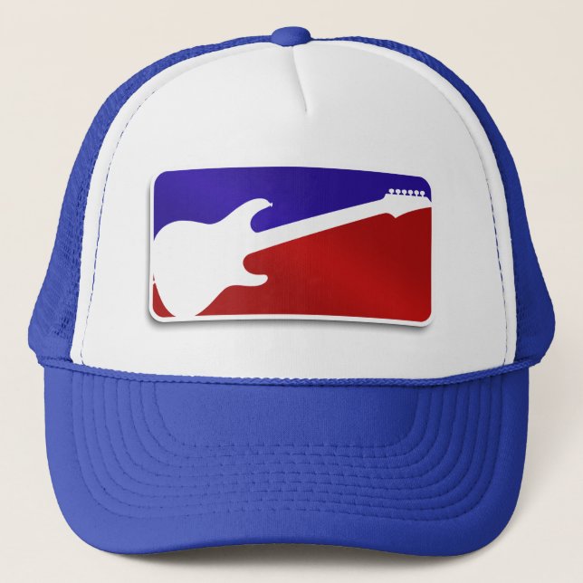 Major League Guitar Logo Rock Hero Hat (Front)