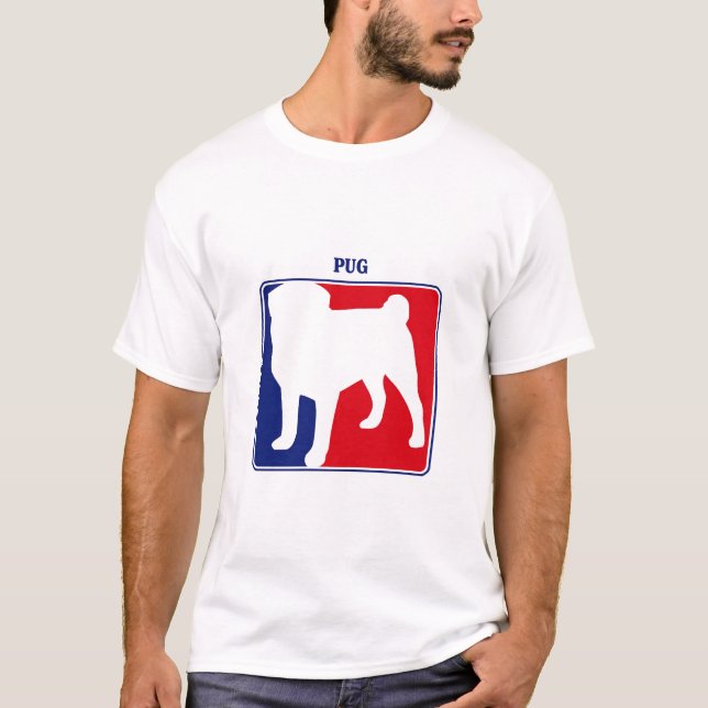 Major League Pug t-shirt (Front)