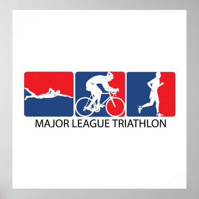 Major League Triathlon Poster (Front)