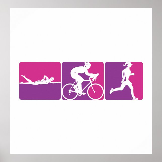 Major League Triathlon Poster (Front)