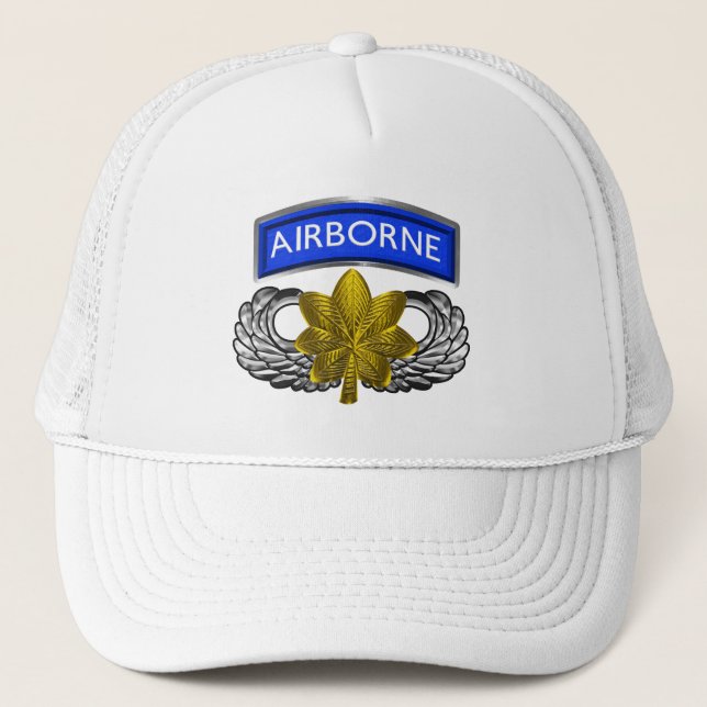 Major MAJ Airborne Trucker Hat (Front)