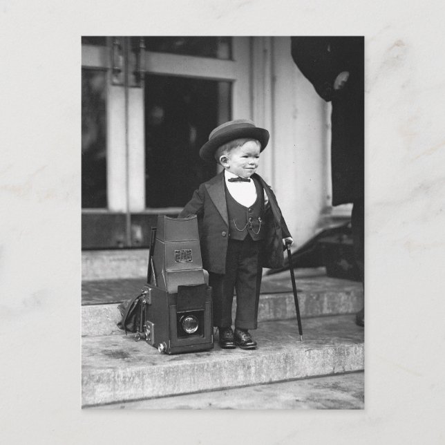 Major Mite, 1922 Postcard (Front)