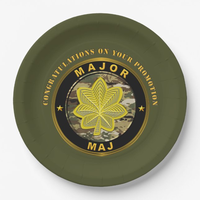 MAJOR PAPER PLATE (Front)