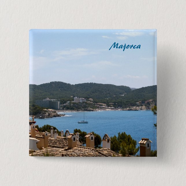 Majorca 15 Cm Square Badge (Front)