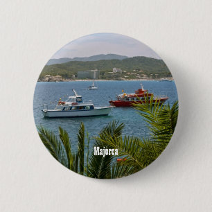 Majorca 6 Cm Round Badge