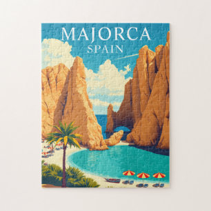 Majorca Spain Jigsaw Puzzle Vintage Travel