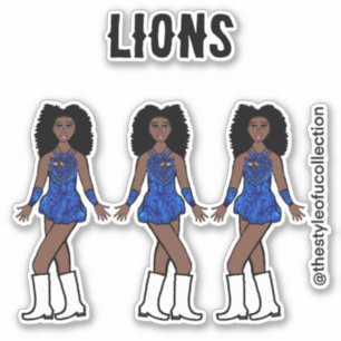Majorette / Dancer Stickers  Sapphire  Lion A