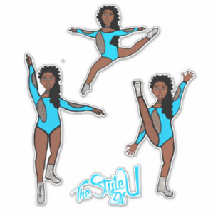 Majorette / Dancer Tri Pose Turquoise