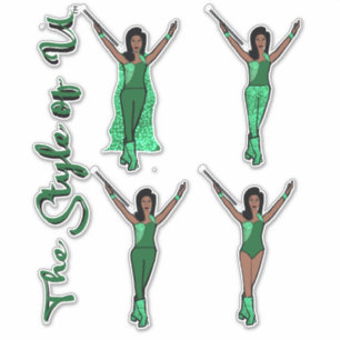 Majorette Sparkle Stickers (Apple 2)