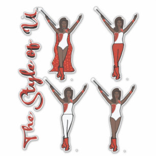 Majorette Sparkle Stickers (Fire 2)