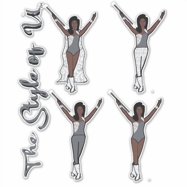 Majorette Sparkle Stickers ( Stone) (Front)