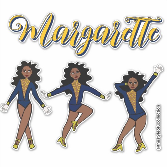 Majorette Tri- Pose Blue/Yellow Diamond #1 (Front)