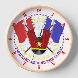 Majorettes Clock