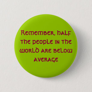 Majority counts 6 cm round badge