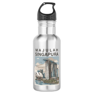 Majulah Singapura 532 Ml Water Bottle