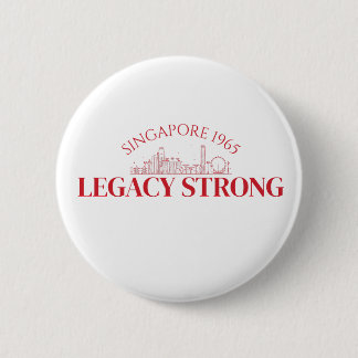 Majulah Singapura Celebration 6 Cm Round Badge
