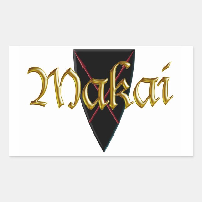 Makai Rectangular Sticker (Front)