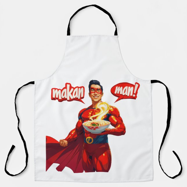Makan Man - Singapore Apron (Front)