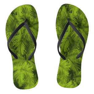 Makana Palms Hawaiian Tropical Leaves Jandals