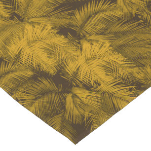 Makana Palms Hawaiian Tropical Print Short Table Runner