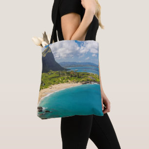 Makapuu Beach Coastline Tote Bag