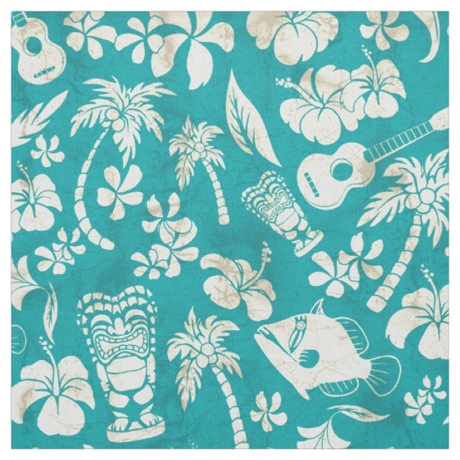 Makapuu Beach Hawaiian Batik Fabric (Swatch)