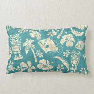 Makapuu Beach Hawaiian Batik Lumbar Pillows