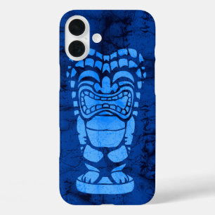 Makapuu Beach Hawaiian Laughing Tiki Batik iPhone 16 Plus Case