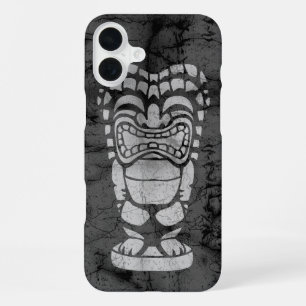 Makapuu Beach Hawaiian Laughing Tiki Batik iPhone 16 Plus Case