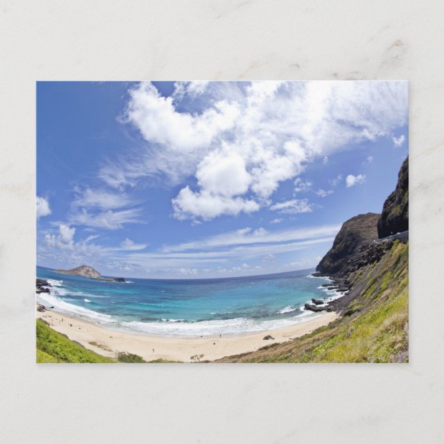 Makapuu Beach in Oahu, Hawaii. Postcard (Front)