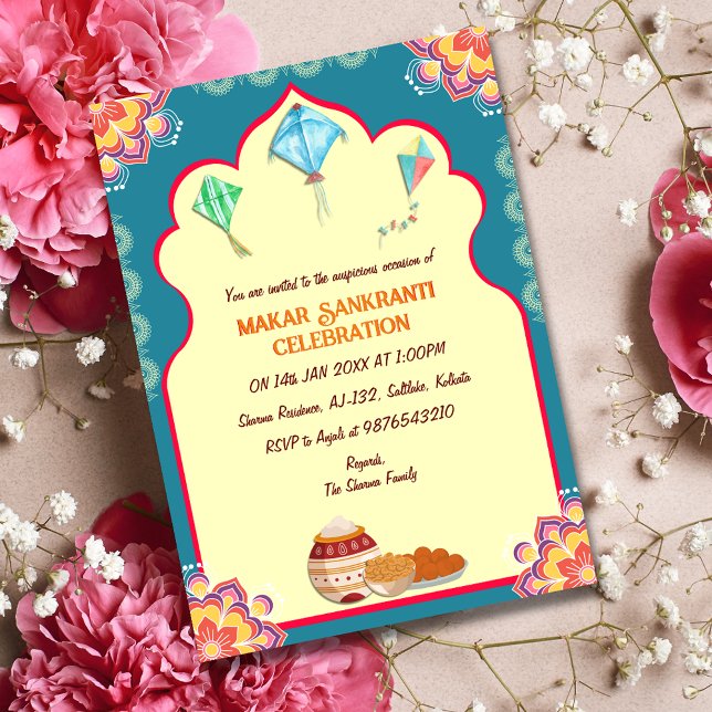 Makar Sankranti Celebration Invitation (Creator Uploaded)