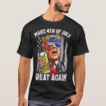 Make 4th Of July Great Again Funny Trump Men Drink T-Shirt<br><div class="desc">Make 4th Of July Great Again Funny Trump Men Drinking half portugal half america proud  . christmas,  holiday,  funny,  holidays,  santa claus,  merry christmas,  happy holidays,  santa,  xmas,  happy,  christmas tree,  gift,  merry xmas,  birthday,  christmas present,  cute,  gift idea,  happy new year,  winter,  christmas market,  happy christmas,  cheeseburger</div>