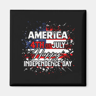 Make 4th of july great again happy 4th of july  magnet
