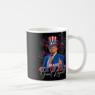 Make 4th Of July Great Again Patriotic Firework Coffee Mug
