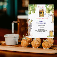 Make 60 Great Again Beer Birthday Party