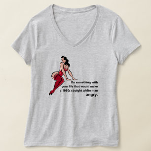 Make a 1950s straight white man angry T-Shirt