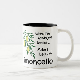 Make a Batch of Limoncello Lemon Liqueur Two-Tone Coffee Mug