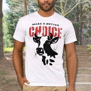 Make A Better Choice Carnivore Cow T-Shirt