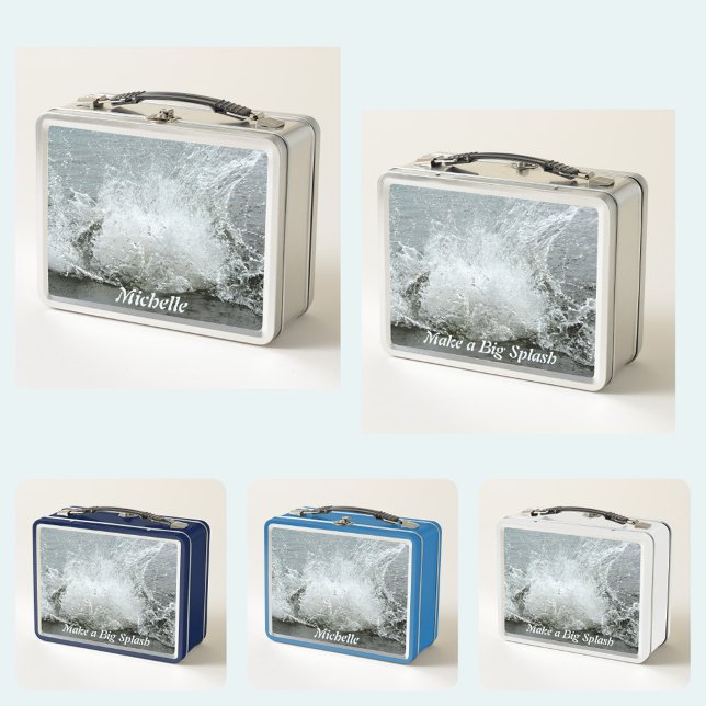 Make a Big Splash Splashing Lake Water Metal Lunch Box (Creator Uploaded)