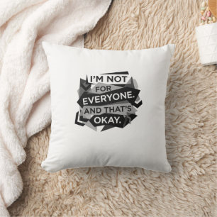 Make a bold statement with this modern cushion