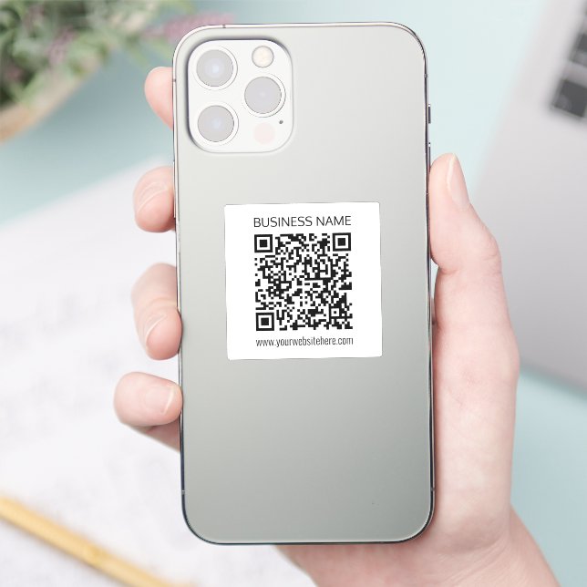 Make a Business QR Code Instantly & Editable Text (Phone)
