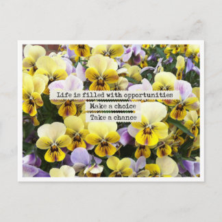 Make a choice postcard