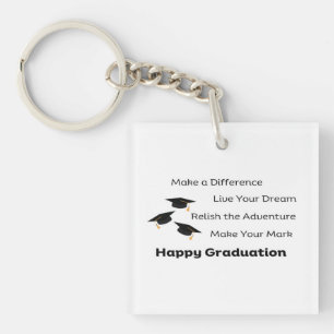 Make a Difference for a graduate on a  Key Ring