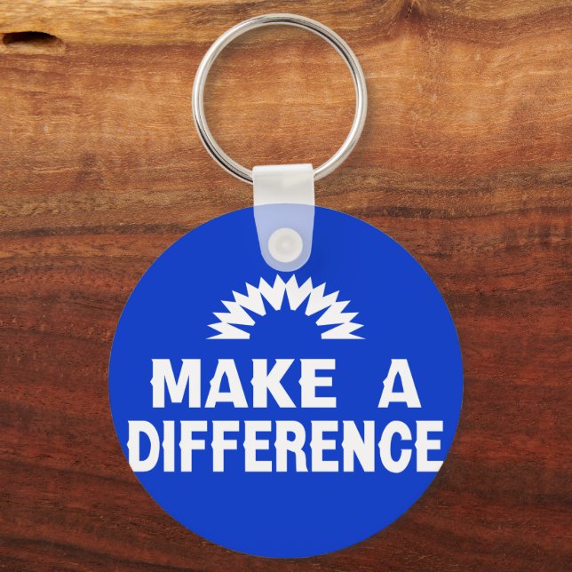 Make a Difference Key Ring (Front)