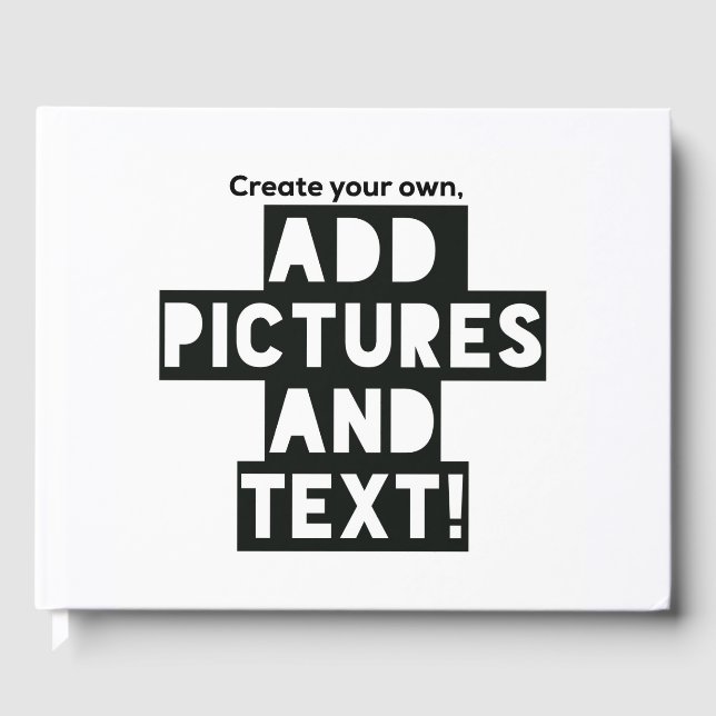 Make a GUEST BOOK - Upload pics and text! (Front)
