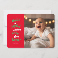 Make a joyful noise fun religious Christmas photo
