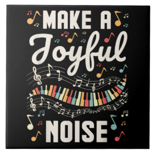 Make A Joyful Noise Piano Player Tile