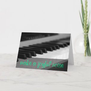 Make a joyful noise unto the Lord Psalm 98:4 Holiday Card