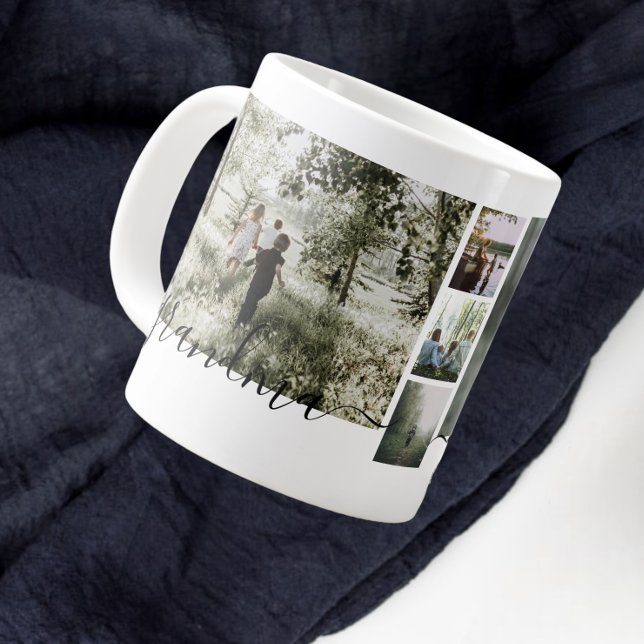 Make a Personalised family Photo keepsake Large Coffee Mug (Creator Uploaded)